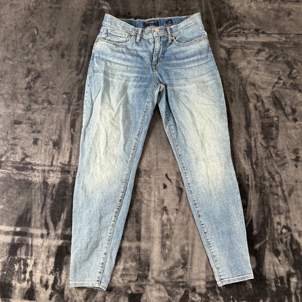 Lucky Brand Ava Skinny Jeans Womens 8/29 Blue Mid Rise Light Wash Denim